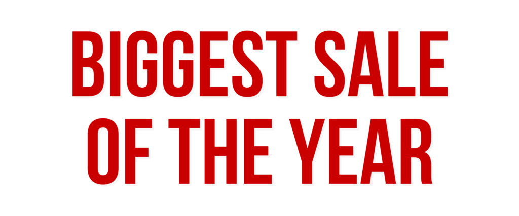 the biggest builder sale of the year